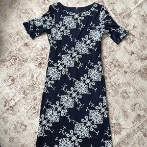 Midi Navy Dress